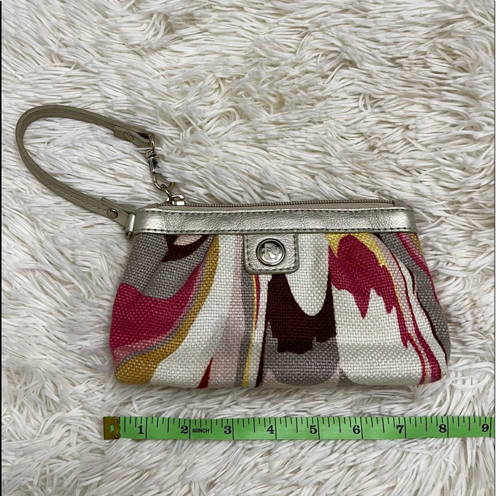 Spartina Daufuskie Island Linen/Leather Wristlet - image 8